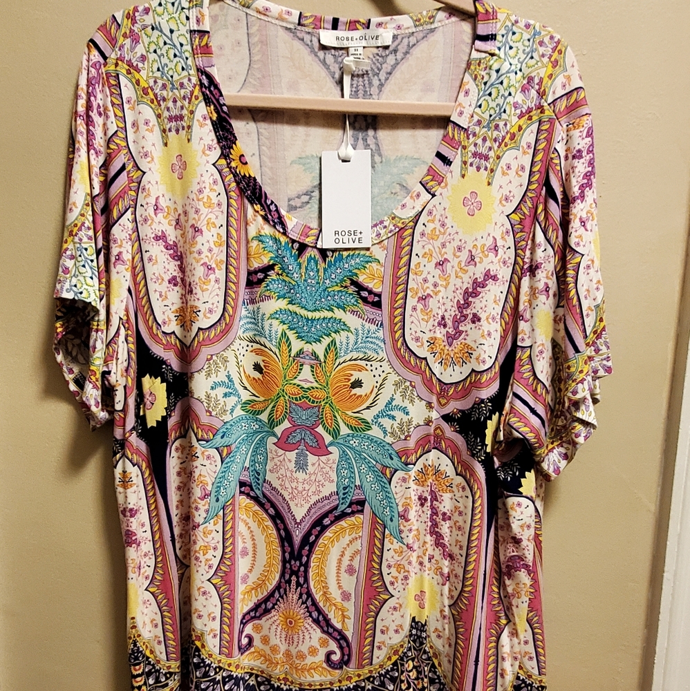 Rose & Olive NEW Women's 3x Top